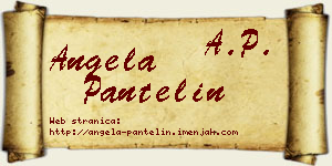 Angela Pantelin vizit kartica